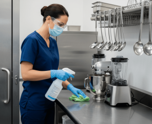 High-Touch Surfaces and Small Equipment Cleaning