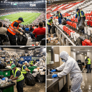 Stadium-Scale Event Cleaning