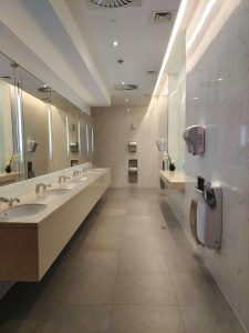 Hand Dryers in Restroom